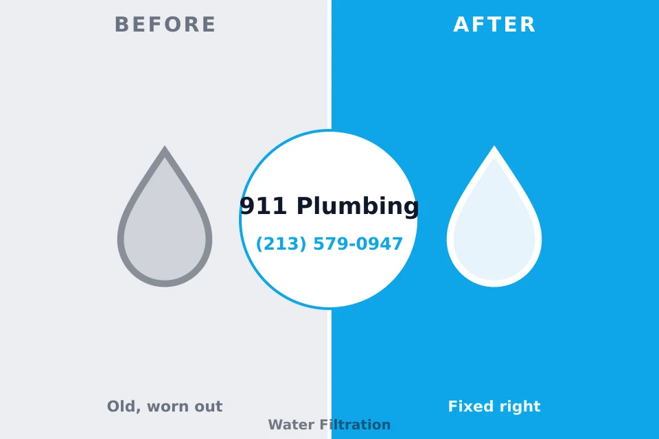 Before and after: plumbing repair Baxley, GA